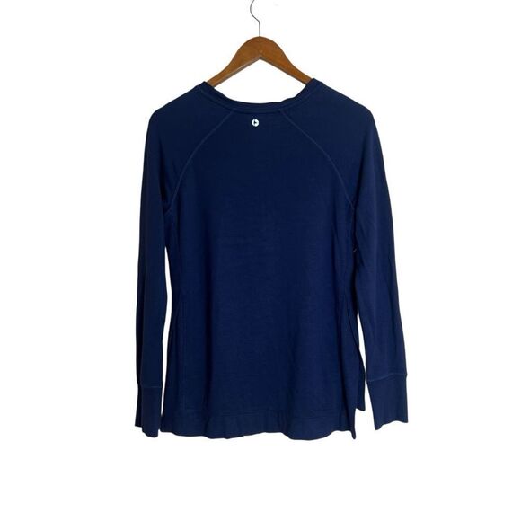 Active life navy modal blend long sleeve shirt - Picture 8 of 9